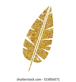 Isolated feather plume design