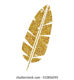 Isolated feather plume design