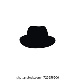 Isolated Fedora Icon. Panama Vector Element Can Be Used For Hat, Cap, Dress Design Concept.