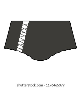 Isolated female underwear image. Vector illustration design