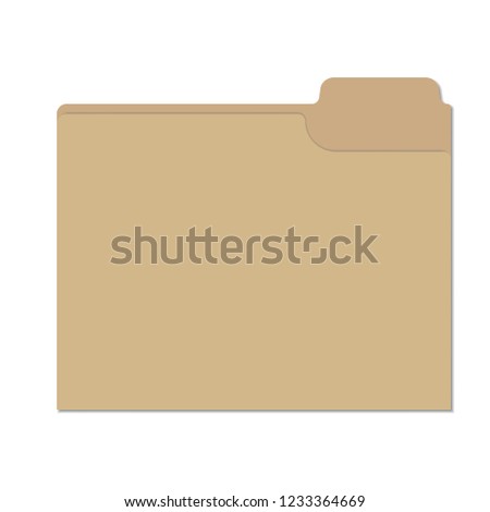 Isolated file folder vector illustration