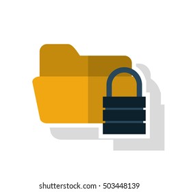 Isolated file padlock and data base design