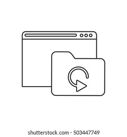 Isolated file website and data base design