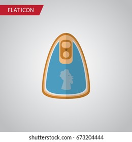 Isolated Fillet Flat Icon. Canned Chicken Vector Element Can Be Used For Fillet, Canned, Chicken Design Concept.