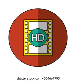 Isolated film strip design