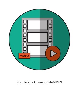 Isolated film strip design