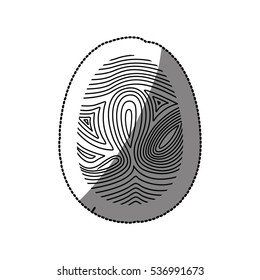 Isolated fingerprint design