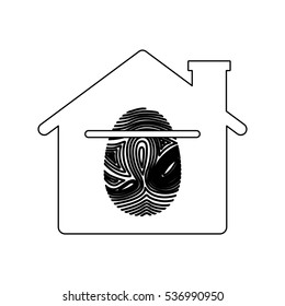 Isolated fingerprint and house design