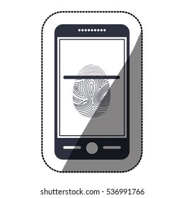 Isolated fingerprint and smartphone design