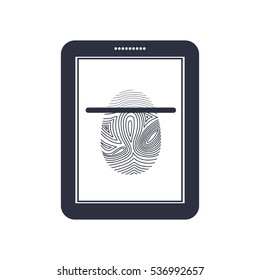 Isolated fingerprint and tablet design