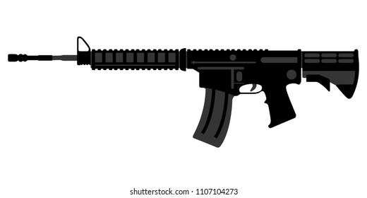 Isolated firearm icon