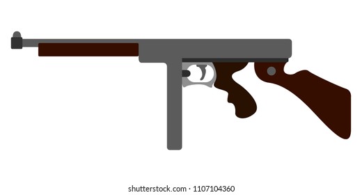 Isolated firearm icon
