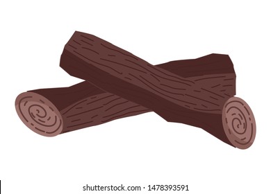 Isolated firewood vector design vector illustration