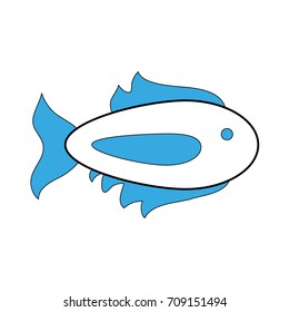 Isolated fish design