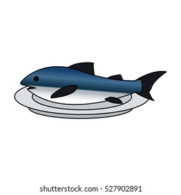 Isolated fish food design