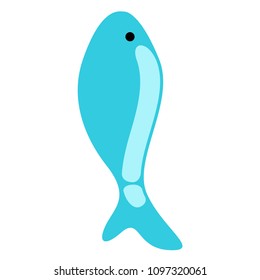 Isolated fish icon