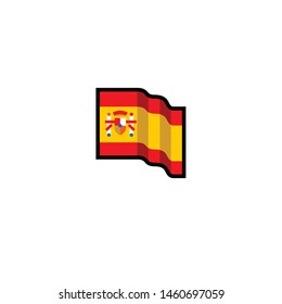 Isolated Flag Emoji, Emoticon, Vector Icon, Pictogram - Vector