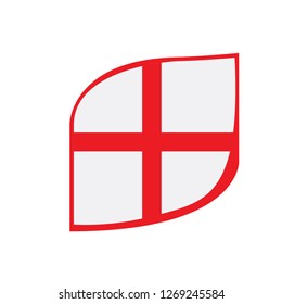 Isolated flag of England. Vector illustration design