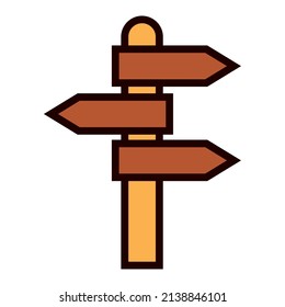 Isolated flag guide summer icon vector illustration