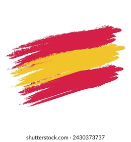 Isolated flag of Spain Flat design Vector illustration