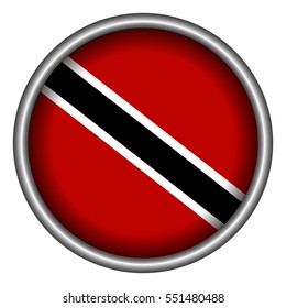Isolated flag of Trinidad and Tobago, Vector illustration