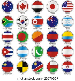 isolated flags