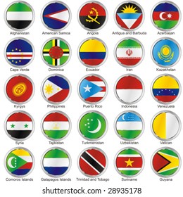 isolated flags