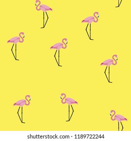 Isolated flamingo pattern.
