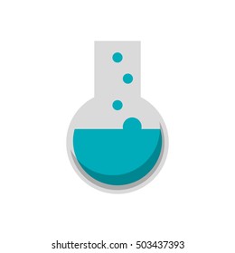 Isolated flask of laboratory design