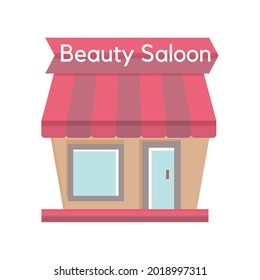 Isolated Flat Beauty Saloon Icon