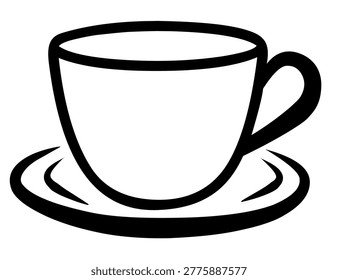 isolated flat design coffee cup