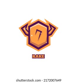 Einzelne flache Diamantensymbol für Spiel, Interface, Aufkleber, App und so weiter. Das Schild ist in einem Cartoon-Stil mit hellen Farben gefertigt.