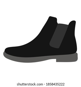 isolated flat style shoes mens shoes