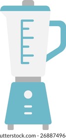 Isolated Flat Vector Blender Icon Illustration