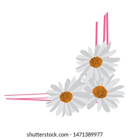 Isolated floral victorian border frame over a white background - Vector