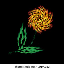 isolated flower
