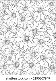 isolated flower background design pattern