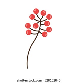 Isolated flower decoration design
