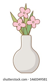 Isolated flower ornament design vector illustrator
