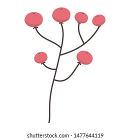 Isolated flower ornament design vector illustration