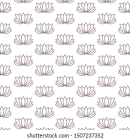 Isolated flowers background design vector illustration