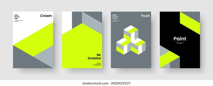 Isolated Flyer Design. Abstract Brochure Layout. Geometric Poster Template. Book Cover. Background. Report. Banner. Business Presentation. Portfolio. Magazine. Handbill. Newsletter. Brand Identity