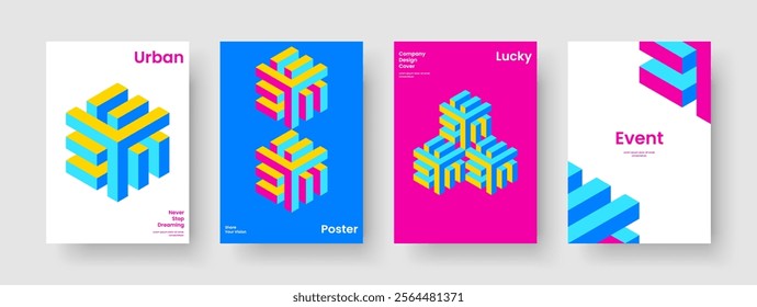 Isolated Flyer Design. Abstract Brochure Layout. Geometric Background Template. Banner. Book Cover. Business Presentation. Poster. Report. Advertising. Leaflet. Notebook. Portfolio. Newsletter