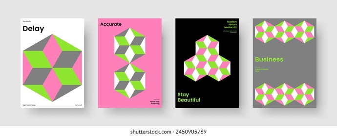 Isolated Flyer Design. Creative Book Cover Layout. Geometric Background Template. Business Presentation. Brochure. Report. Poster. Banner. Magazine. Pamphlet. Advertising. Catalog. Brand Identity