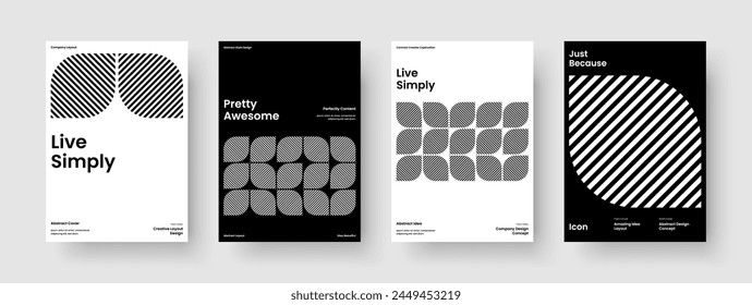 Diseño de volante aislado. Diseño de póster creativo. Plantilla de folleto moderna. Portada del libro. Informe. Antecedentes. Presentación empresarial. Anuncio. Boletín informativo. Catálogo. Publicidad. Prospecto. Revista. Folleto