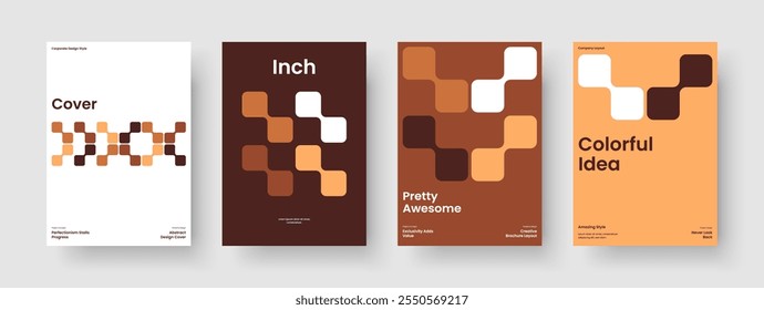 Isolated Flyer Design. Geometric Book Cover Layout. Abstract Banner Template. Report. Poster. Background. Brochure. Business Presentation. Newsletter. Advertising. Catalog. Portfolio. Notebook