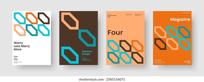 Isolated Flyer Design. Modern Brochure Layout. Abstract Book Cover Template. Report. Poster. Business Presentation. Background. Banner. Leaflet. Brand Identity. Notebook. Advertising. Pamphlet