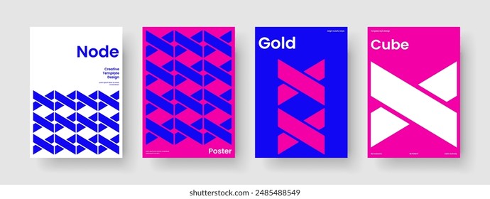 Isolated Flyer Design. Modern Business Presentation Layout. Geometric Report Template. Poster. Book Cover. Brochure. Banner. Background. Handbill. Leaflet. Advertising. Pamphlet. Journal. Magazine