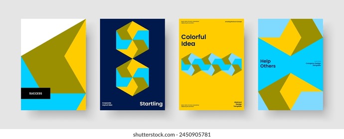 Isolated Flyer Layout. Creative Business Presentation Design. Geometric Background Template. Book Cover. Report. Poster. Banner. Brochure. Pamphlet. Notebook. Handbill. Magazine. Brand Identity