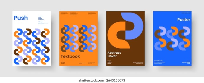 Isolated Flyer Layout. Creative Poster Design. Geometric Report Template. Brochure. Book Cover. Banner. Background. Business Presentation. Leaflet. Pamphlet. Newsletter. Magazine. Journal. Handbill